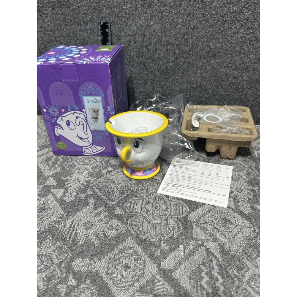 New Scentsy Wax Warmer Chip Mini Plug-In Disney Beauty and the Beast Cup